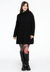 Pullover knit high neck - black - #2