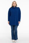 Pullover knit high neck - indigo - #2