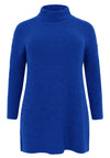 Pullover knit high neck - indigo - #4