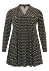Tunic wide bottom BARONNE - black - #4