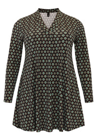 Tunic wide bottom BARONNE - black - #4