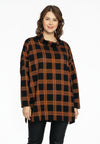 Pullover turtle neck CHECK - black 