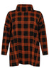 Pullover turtle neck CHECK - black  - #4