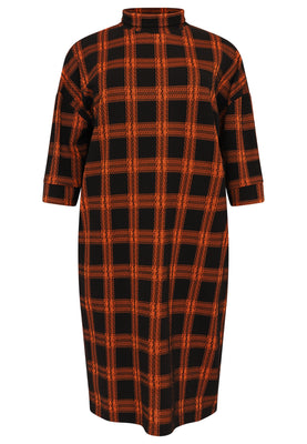 Pullover-dress CHECK - black  - #4