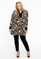 Tunic taped wide bottom PAISLEY - black - #2