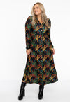  Dress Buttoned long BOTANICA - green 