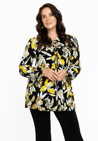 Tuniek flare strings SARI - black - #1