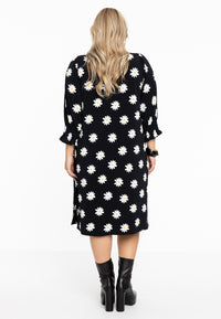 Dress puff sleeve DAISY - black - #3