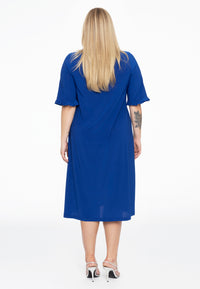 Blouse midi frilled DOLCE - indigo - #3