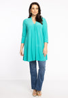 Tunic wide bottom DOLCE - turquoise