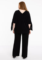 Blouse V-neck bows DOLCE - black  - #3