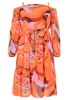 Dress wide belt KAE - orange  - #4