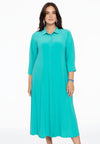 Robe ample avec col dolce - Turquoise