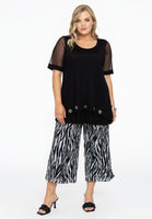 Trousers 7/8 ZEBRA - black - #1