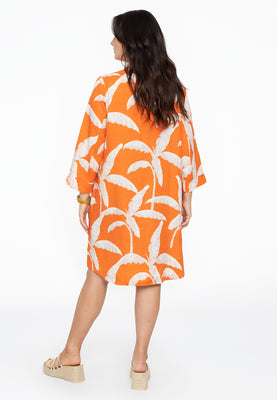 Blouse-jacket PALM TREE - orange  - #3