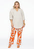 Trousers PALM TREE - orange 