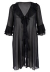 Cardi-blouse frilled VOILE - black - #3