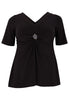 Tunic flare twisted DOLCE - black  - #4