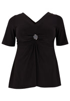 Tunic flare twisted DOLCE - black  - #4