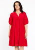 Dress pleats DOLCE - red 