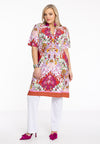 Tunic Grandad collar ROCCO - red - #2