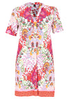 Tunic Grandad collar ROCCO - red - #4