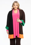 Kimono colourblocking dolce - marron