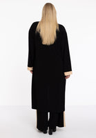 Cardigan Long Contrast Lines DOLCE - black  - #3