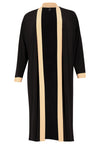 Cardigan Long Contrast Lines DOLCE - black - #4