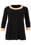 Tunic Flare Contrast Lines DOLCE - black - #4