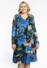 Dress Frilled ARDENNES - blue