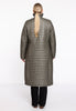 Puff Coat Horizontal Lines - green  - #3