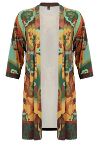 Cardigan long MAUDE - green - #4