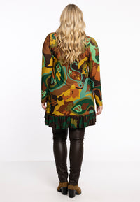Tunic ruffles MAUDE - green - #3