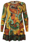 Tunic ruffles MAUDE - green - #4