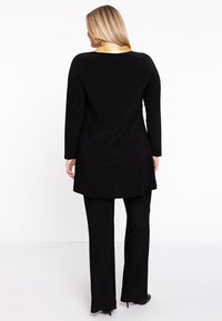 Tunic wide bottom zipper DOLCE - black - #3