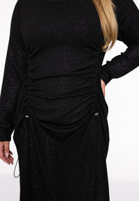 Dress drawstrings SPARKLE - black - #5