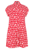 Dress sleeveless PENELOPE - red  - #4