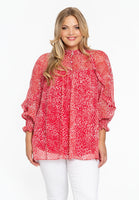 Tunic ruffle ROSSA - red  - #1