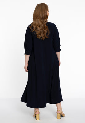 Dress swing smock sleeve DOLCE - blue - #3