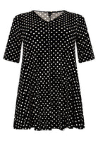 Tunic swing DOTS - black  - #4