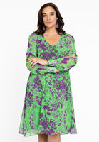 Dress A-line FIERCE - green  - #1