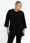 Hoodie A-line DOLCE - black