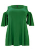 Tunic flare cut out DOLCE - green  - #2