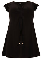 Tunic cap sleeve DOLCE - black  - #4