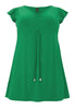 Tunic cap sleeve DOLCE - green  - #4