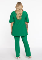 Tunic flare pleated sleeve DOLCE - green  - #3