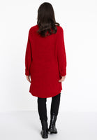 Pullover teddy high neck - red  - #3