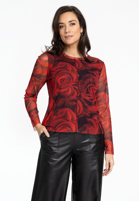 Shirt ROSANNA - red  - #1