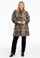 Tunic wide bottom BOA - brown - #2